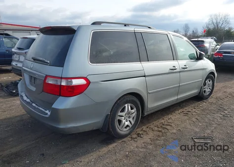 2007 Honda Odyssey Ex z USA, uszkodzony, nr VIN 5FNRL38457B125059